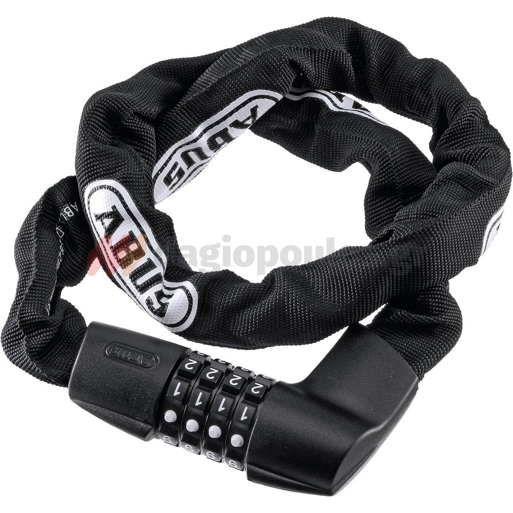 Abus 1385/85 Tresor Black Κλειδαριά Μοτοσυκλέτας - Ποδηλάτου Αλυσίδας Με Συνδυασμό 85cm