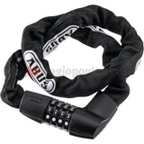 Abus 1385/85 Tresor Black Κλειδαριά Μοτοσυκλέτας - Ποδηλάτου Αλυσίδας Με Συνδυασμό 85cm