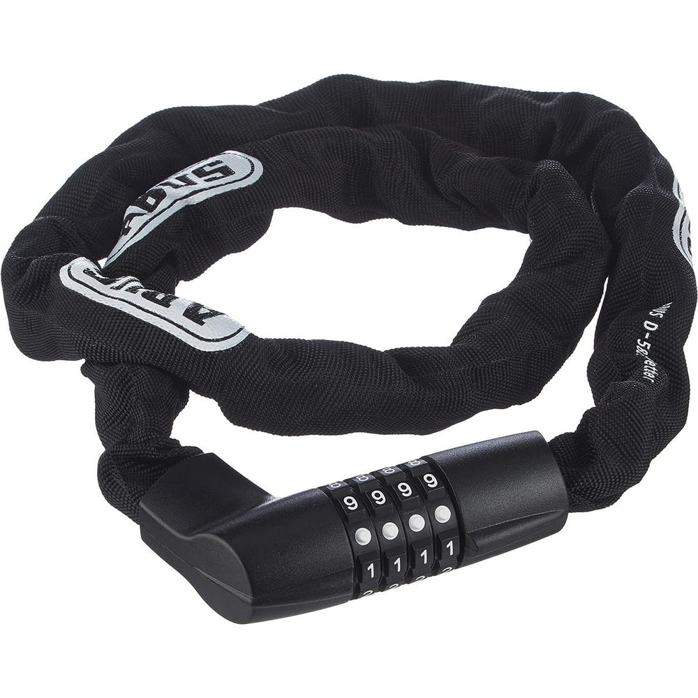 Abus 1385/85 Tresor Black Κλειδαριά Μοτοσυκλέτας - Ποδηλάτου Αλυσίδας Με Συνδυασμό 85cm