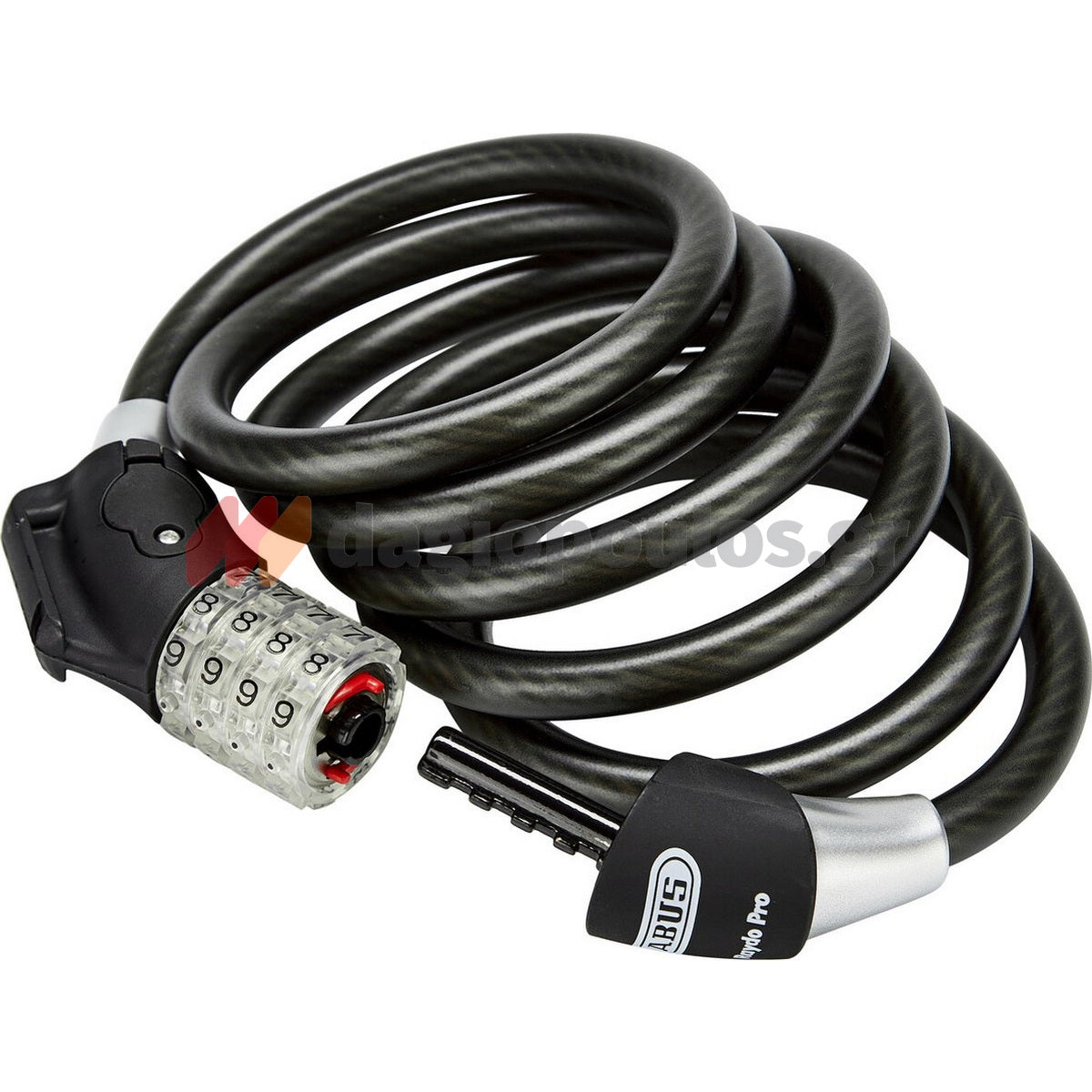 Abus 1450/185 Raydo Pro Κλειδαριά Ποδηλάτου Συρματόσχοινου Με Συνδυασμό 185cm