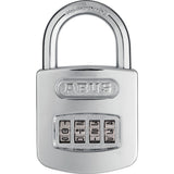 Abus 160/50 Λουκέτο Ασφαλείας Επινικελωμένο Με Συνδυασμό 50mm