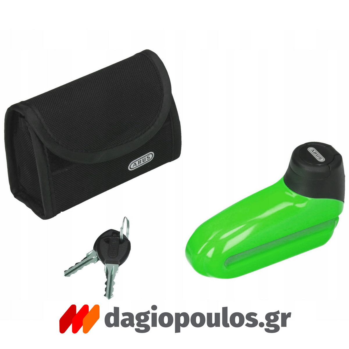 Abus 300 Provogue Green Κλειδαριά Δισκόφρενου Μοτοσυκλέτας-Scooter Πράσινη