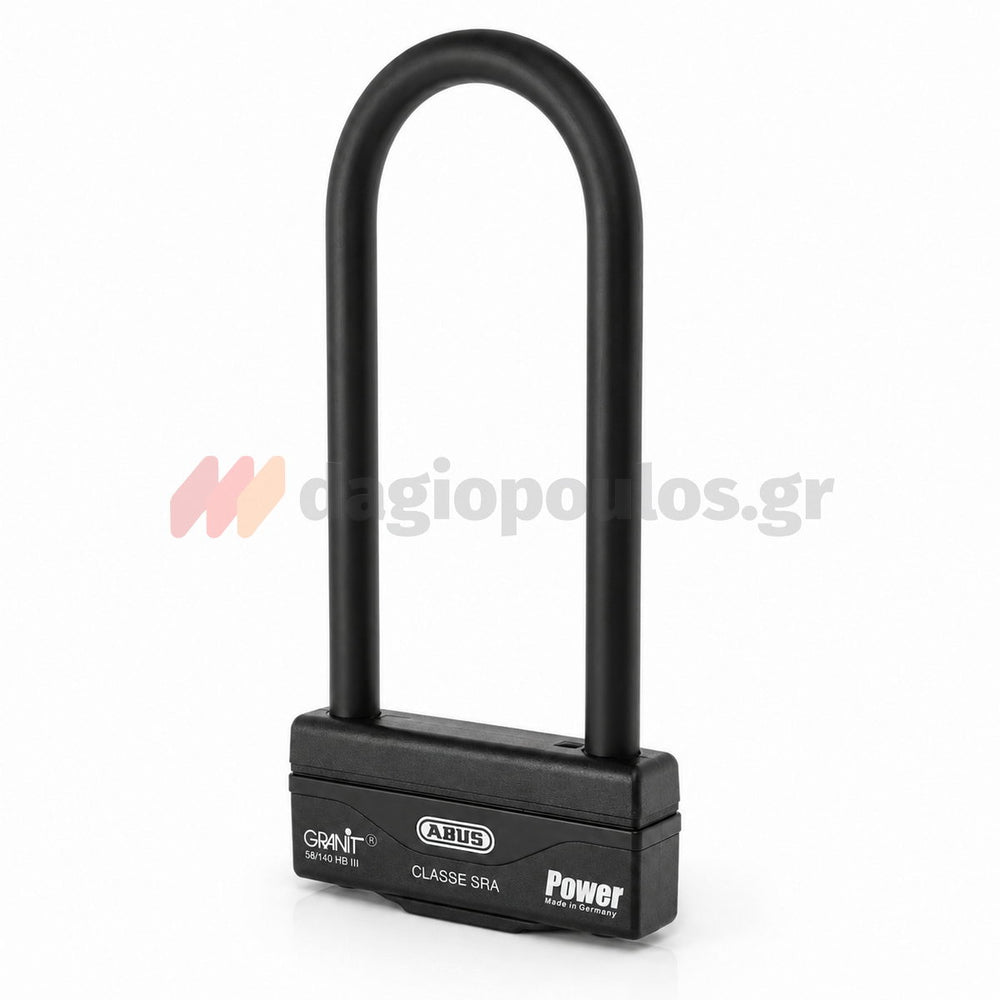 Abus 58/140 HB310 GRANIT™ Power XPlus™ Κλειδαριά Μοτοσυκλέτας - Ποδηλάτου "Πέταλο" 310mm