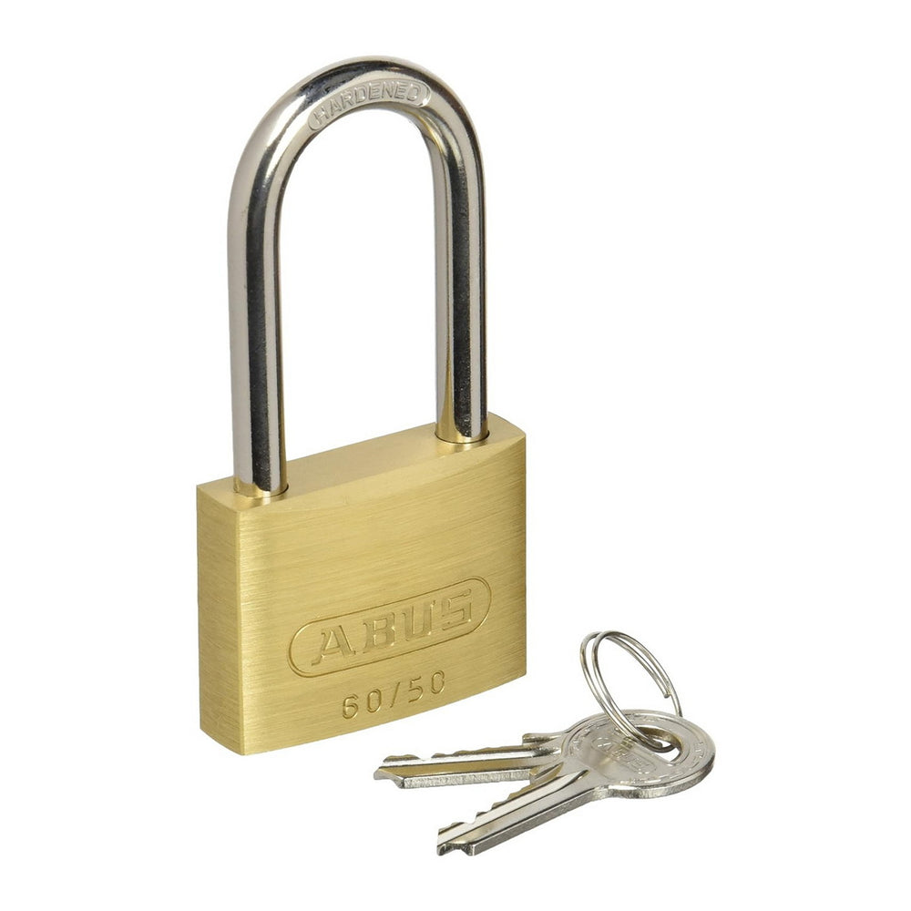 Abus 60/50 HB50 Λουκέτο Ασφαλείας Oρειχάλκινο 50mm ΜΑΚΡΥΛΑΙΜΟ