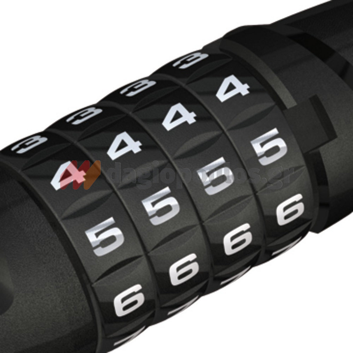 Abus 6615C/85/15 Tresorflex Κλειδαριά Ποδηλάτου Συρματόσχοινου Με Συνδυασμό 85cm