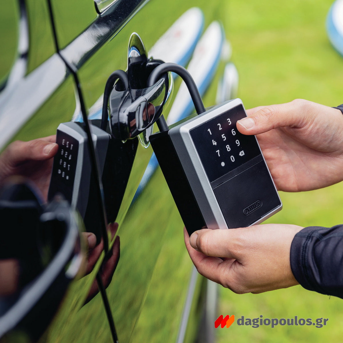 Abus 797 Smart KeyGarage One Κλειδοθήκη Ασφαλείας Κρεμαστή Με Κλείδωμα Μέσω  Bluetooth
