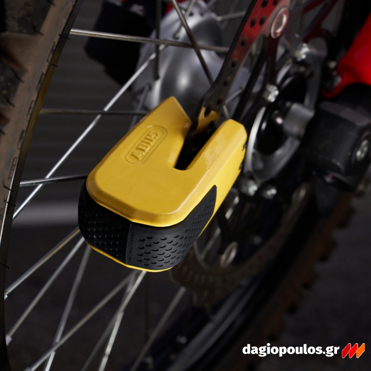 Abus 8078 Granit™ Detecto One 2.0 Κλειδαριά Μοτοσυκλέτας Δισκόφρενου Με Συναγερμό