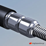 Abus 860/110 Centuro Κλειδαριά Μοτοσυκλέτας Ποδηλάτου Συρματόσκοινο Με Κλειδί 20mm x 110cm