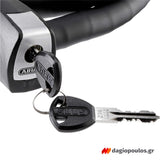 Abus 860/110 Centuro Κλειδαριά Μοτοσυκλέτας Ποδηλάτου Συρματόσκοινο Με Κλειδί 20mm x 110cm