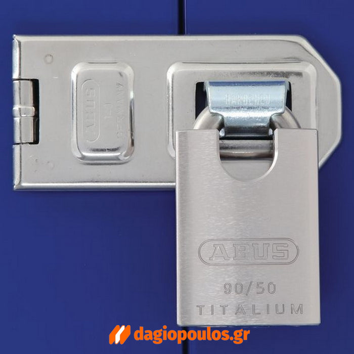 Abus 90RK/50 Titalium Λουκέτο Υψηλής Aσφαλείας Προστασία Λαιμού 50mm | Dagiopoulos.gr