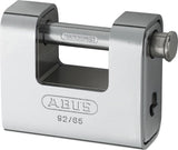 Abus 92/65 Monobloc Λουκέτο Πείρου (Τάκος) Ορειχάλκινος Με Ατσάλινο Πείρο & Επένδυση Ατσάλι 65mm