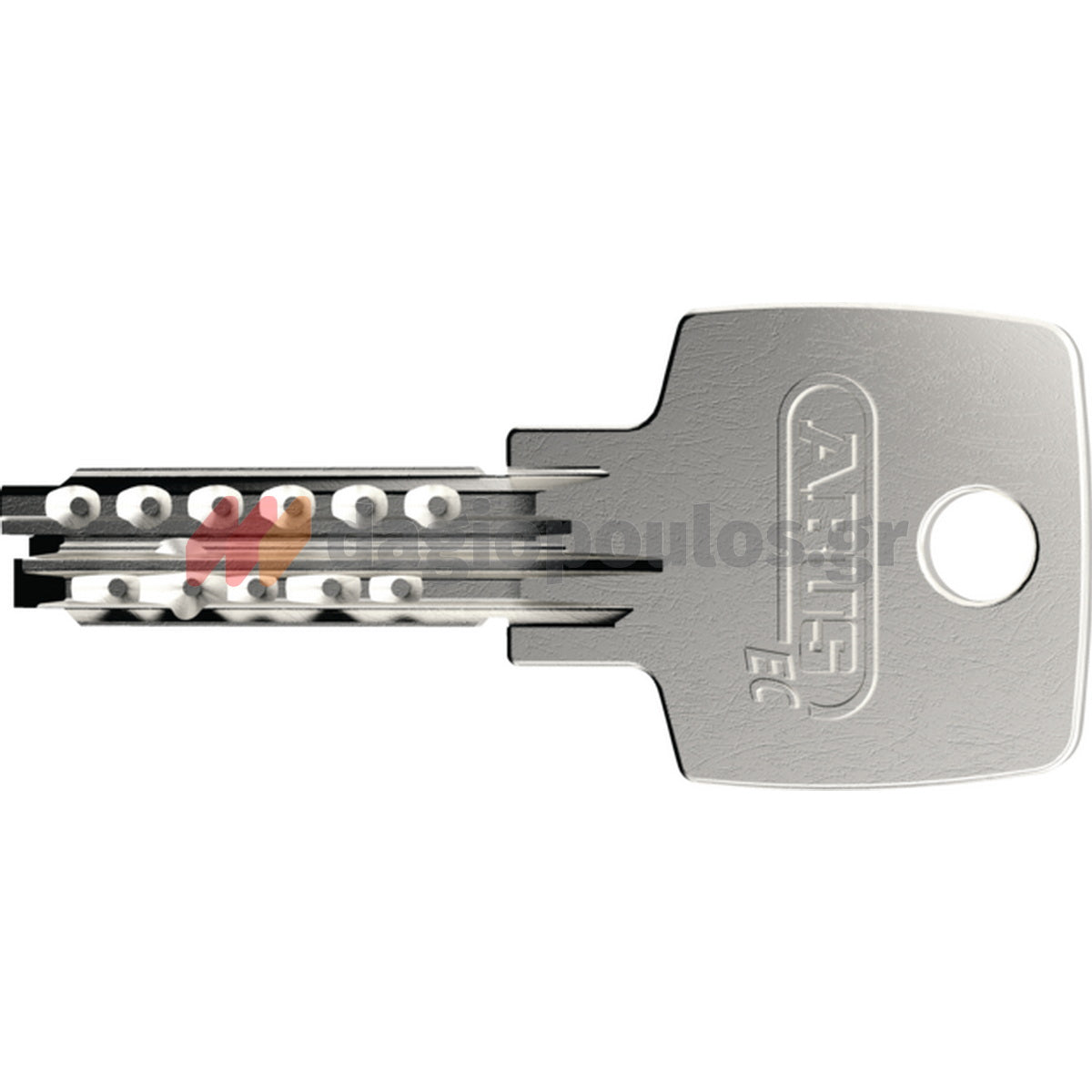 Abus EC 75/50 Λουκέτο Ορειχάλκινο Με Κλειδί Ασφαλείας 50mm