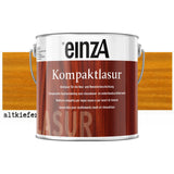 einzA Kompaktlasur Βερνίκι Εμποτισμού Προστασίας Ξύλου Διαλύτου ΔΡΥΣ ΣΚΟΥΡΑ (ALTKIEFER)