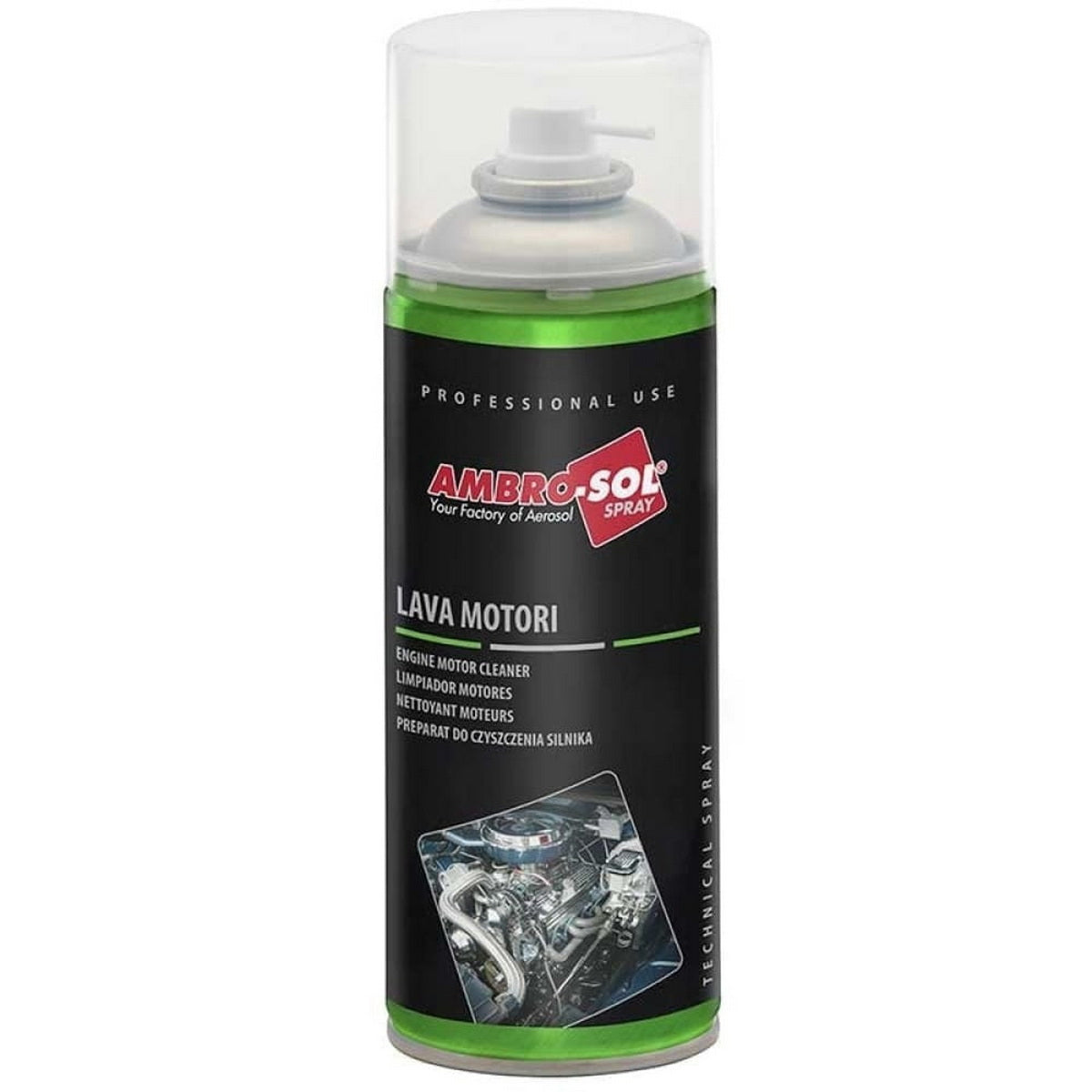 Ambrosol Lava Motori Spray Καθαριστικό Κινητήρα Αυτοκινήτων Σπρέι 400ml