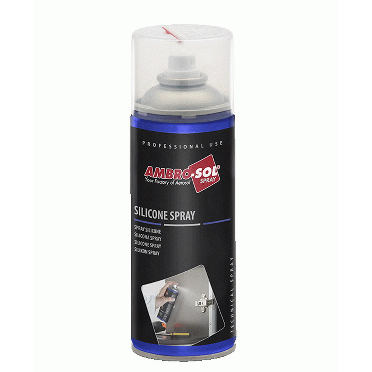 Ambrosol Silicone Spray 100% Καθαρής Σιλικόνης 400ml Ιταλίας