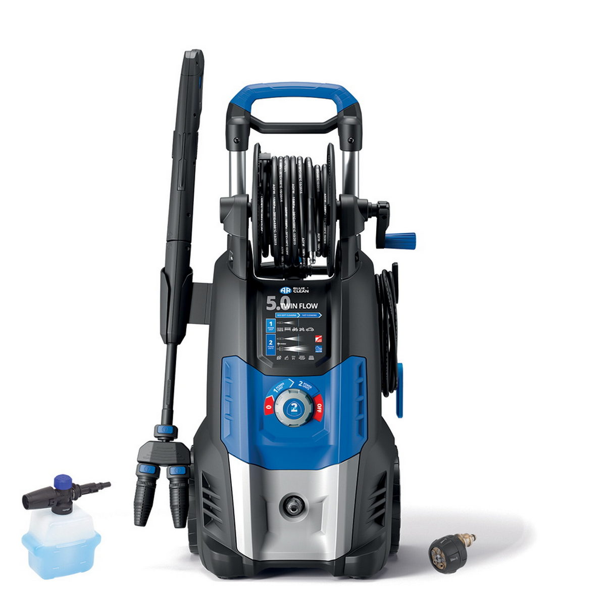 Annovi Reverberi 5.0 Twin Flow DTS Series 14793 Πλυστικό Ρεύματος Υψηλής Πίεσης 160bar 85Ltr/hr