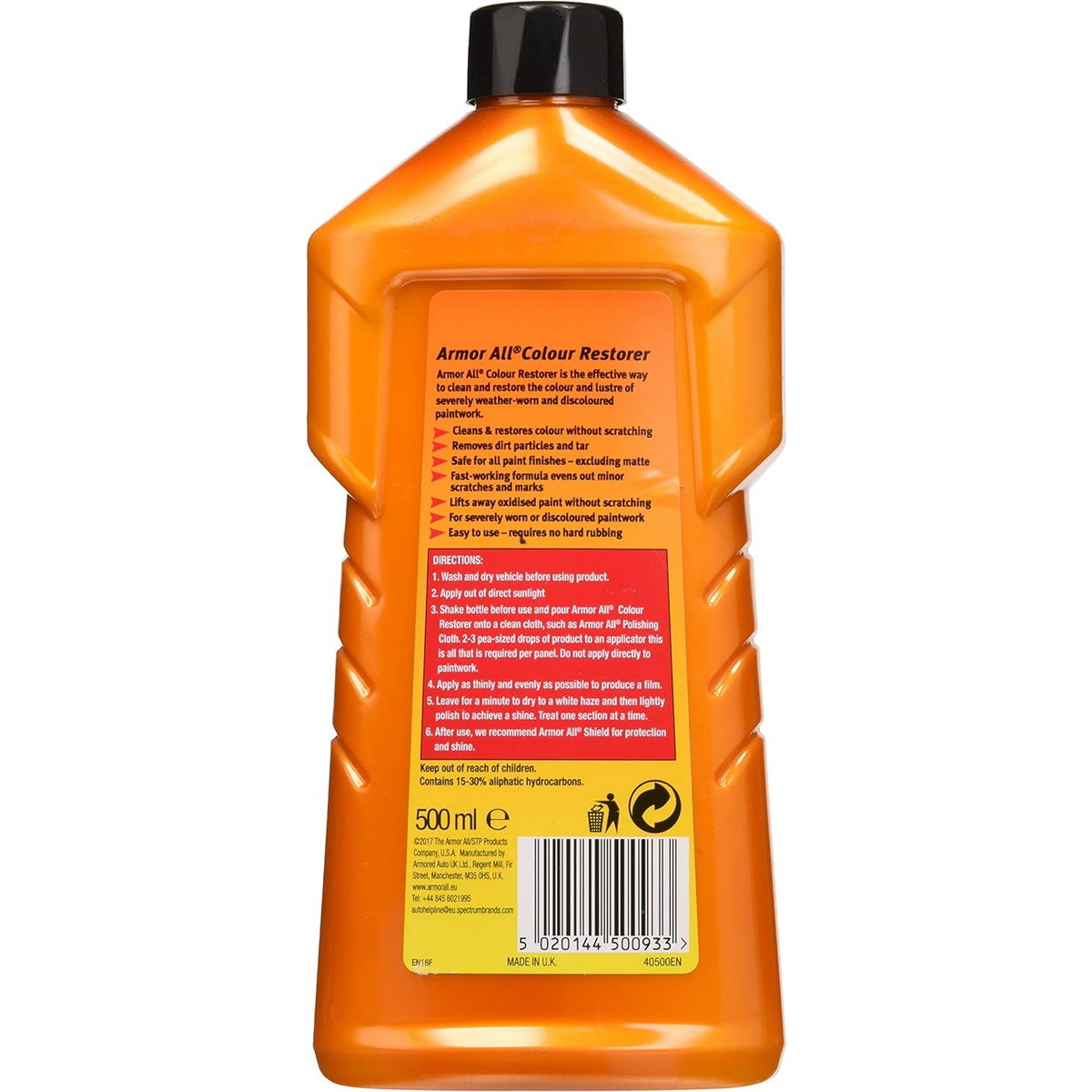 Armor All Colour Restorer Επανορθωτής Χρώματος 500ml