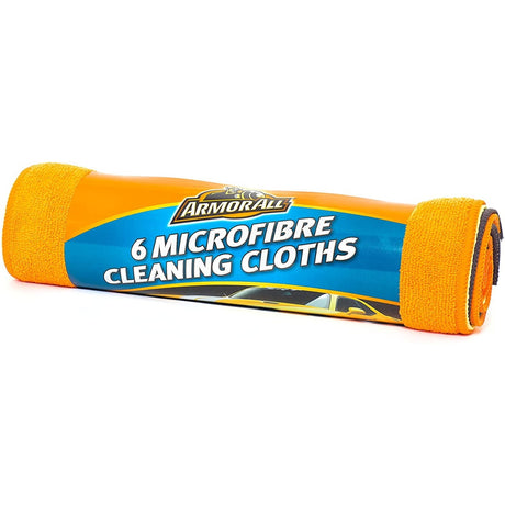 Armor All Microfibre Cleaning Cloths Πετσέτες Καθαρισμού Μικροϊνών Σετ 6 Τεμ