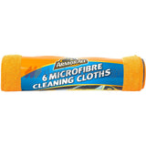 Armor All Microfibre Cleaning Cloths Πετσέτες Καθαρισμού Μικροϊνών Σετ 6 Τεμ