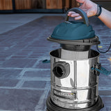 BORMANN Pro BVC2610 Επαγγελματική Σκούπα Υγρών / Στερεών 1200W Με Ανοξείδωτο Κάδο 20Ltr