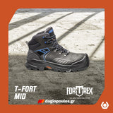 Base T-FORT MID S7S HRO CI HI LG FO SR Παπούτσια Ασφαλείας & Προστασίας Εργασίας Ημιμποτάκια Με Προστασία