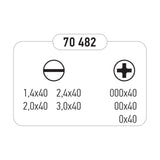 Benman 70482 Κατσαβίδια Ηλεκτρονικών Σετ 7 Τεμ Σε Θήκη