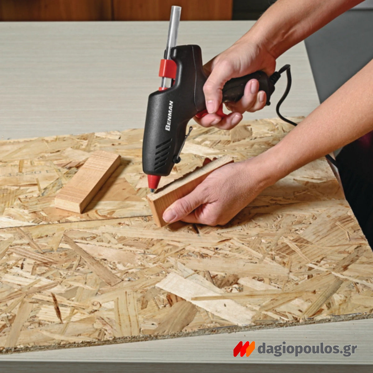 Benman 70797 Πιστόλι Θερμικής Σιλικόνης Κόλλας 9-55Watt