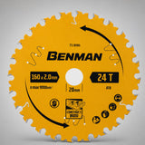 Benman Construct Wood Επαγγελματικοί Πριονόδισκοι Δισκοπρίονου