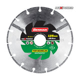 Benman 74471 Maxpower Δίσκος Διαμαντέ (Διαμαντόδισκος) Κοπής Μαρμάρου 125 mm