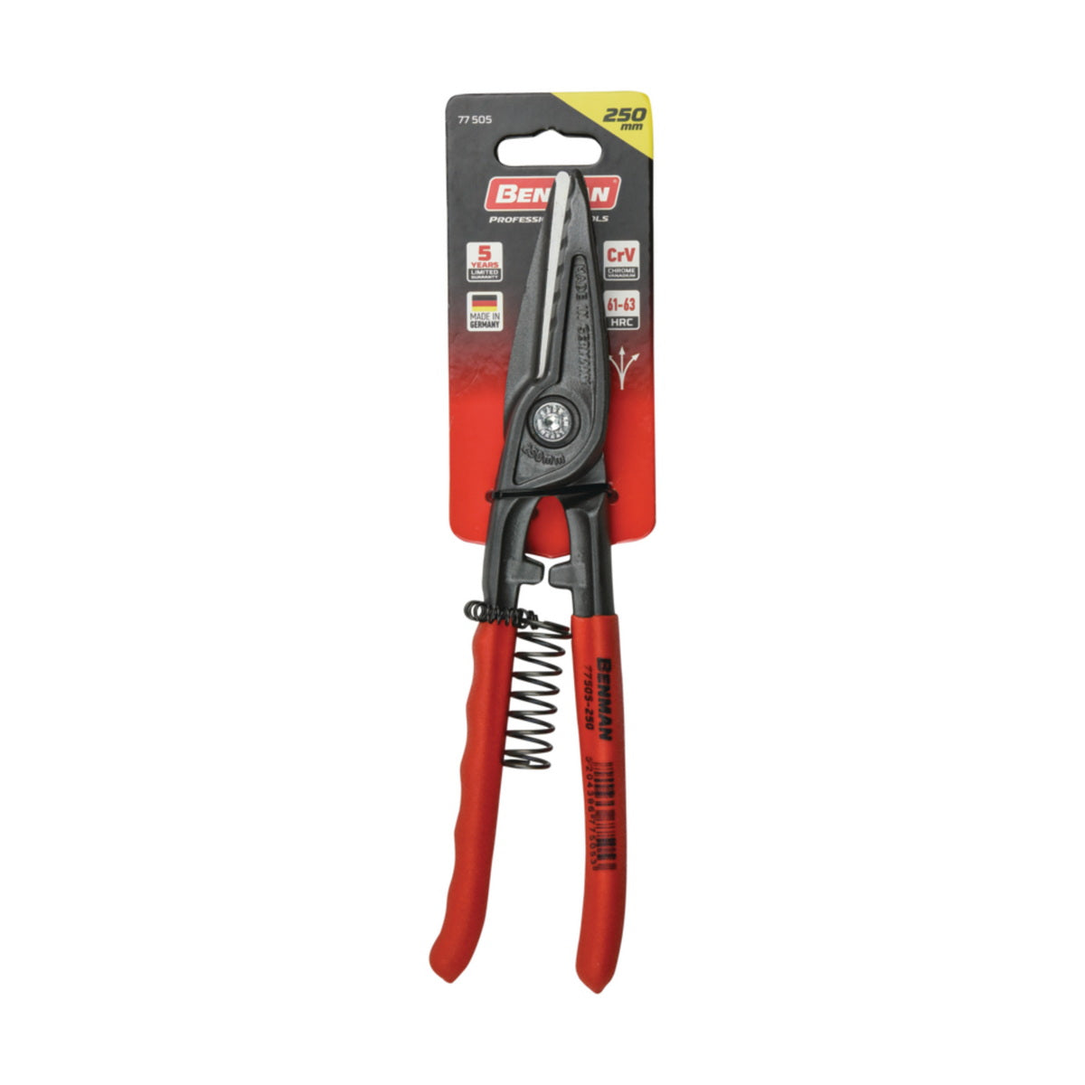 Benman 77505 Ψαλίδι Λαμαρίνας 250mm Ίσιας Κοπής