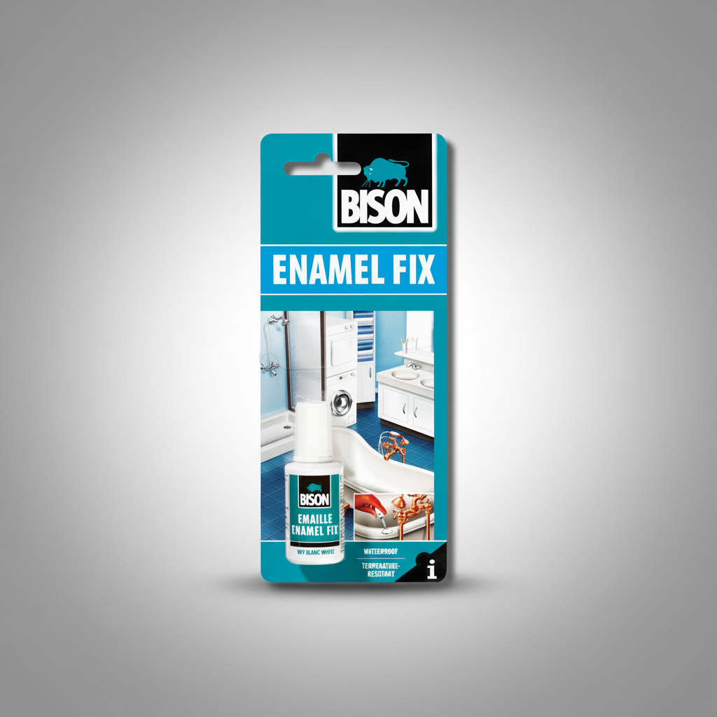 Bison Enamel Fix Υγρό Επισκευής Ειδών Υγιεινής & Οικιακών Συσκευών 20ml