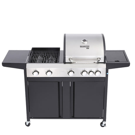 BORMANN Elite BBQ5060 Ψησταριά Υγραερίου 3 σε 1 Combo Grill