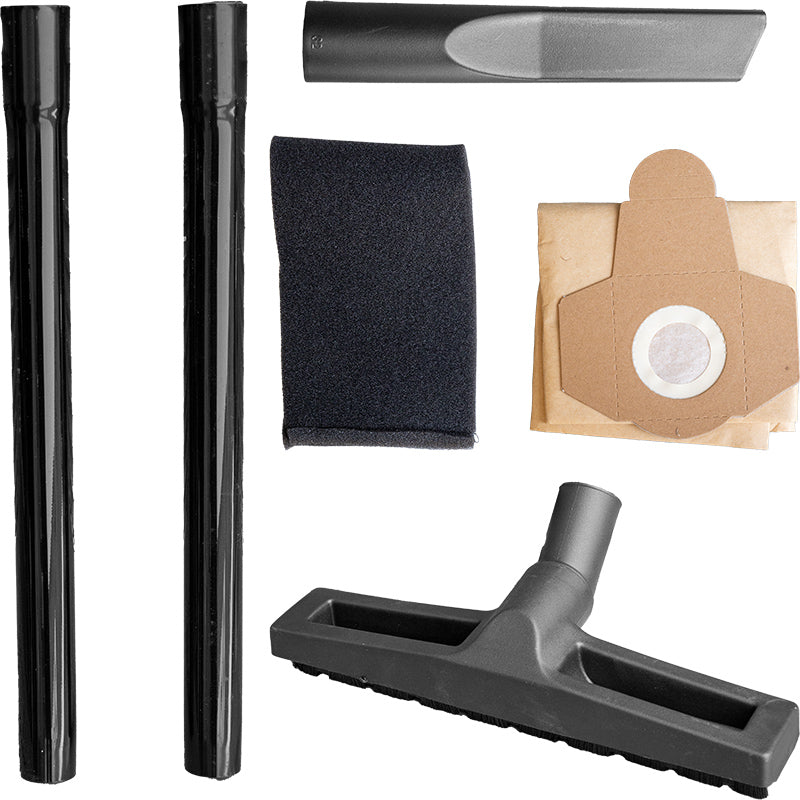 BORMANN Pro BVC2610 Επαγγελματική Σκούπα Υγρών / Στερεών 1200W Με Ανοξείδωτο Κάδο 20Ltr