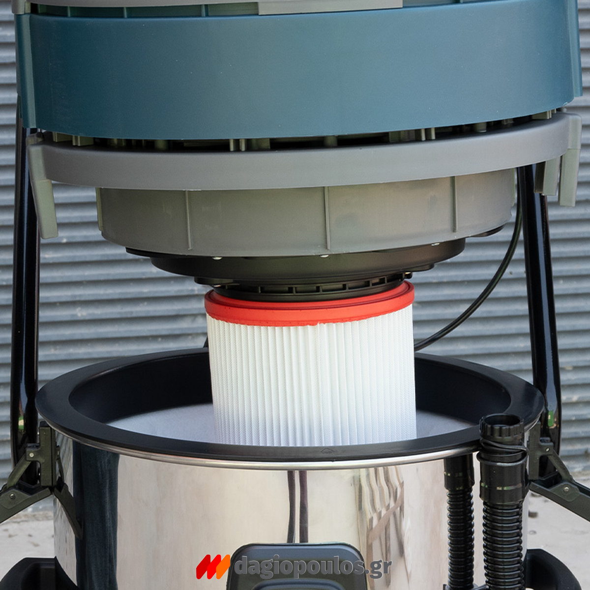 BORMANN Pro BVC7510 Επαγγελματική Ηλεκτρική Σκούπα Υγρών / Στερεών 3000W Με Ανοξείδωτο Κάδο 80Lt