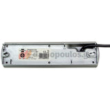 Brennenstuhl Primera-Line 1153390120 Πολύμπριζο Με 2 Διακόπτες 10 Θέσεων Ασημί