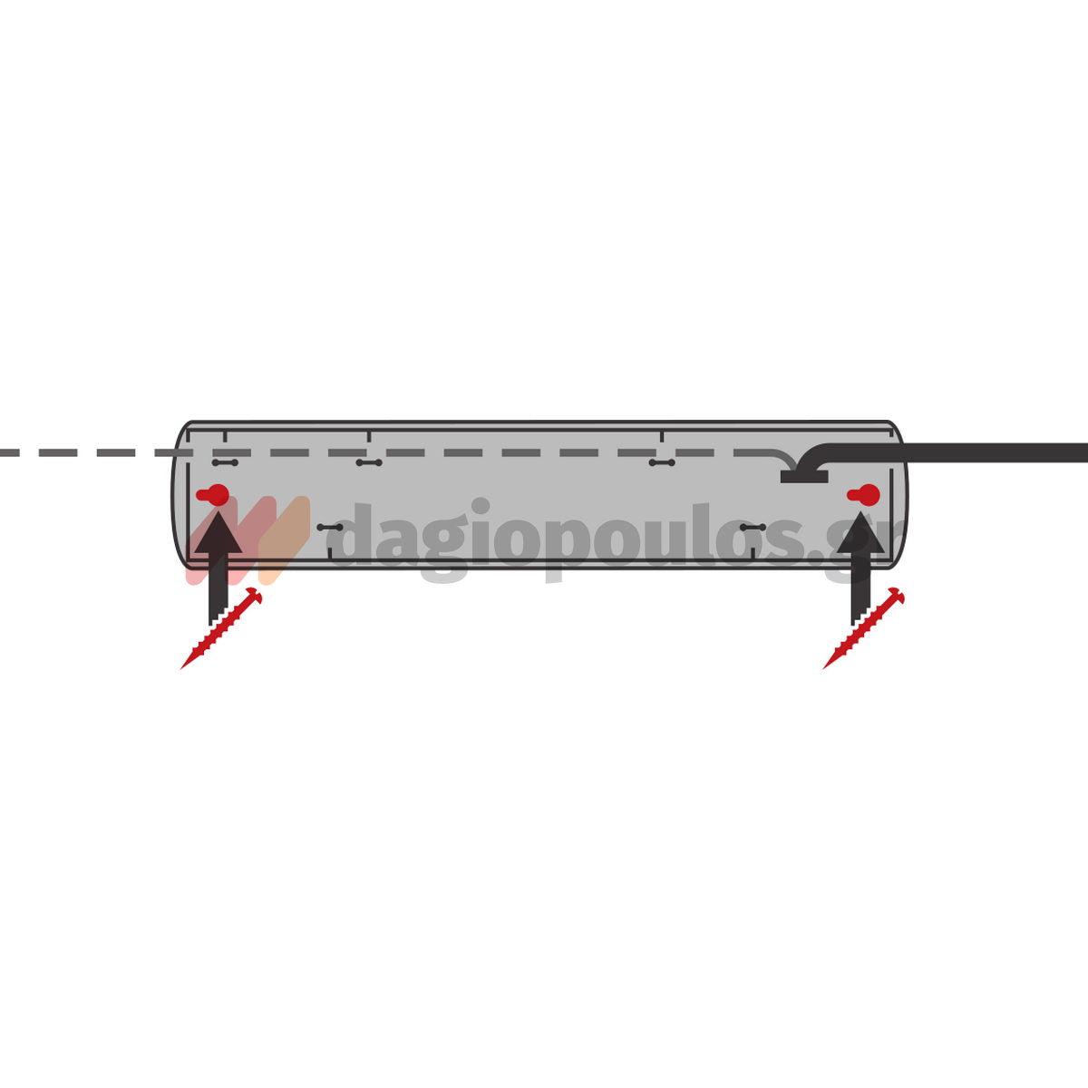 Brennenstuhl Primera-Line 1153390120 Πολύμπριζο Με 2 Διακόπτες 10 Θέσεων Ασημί