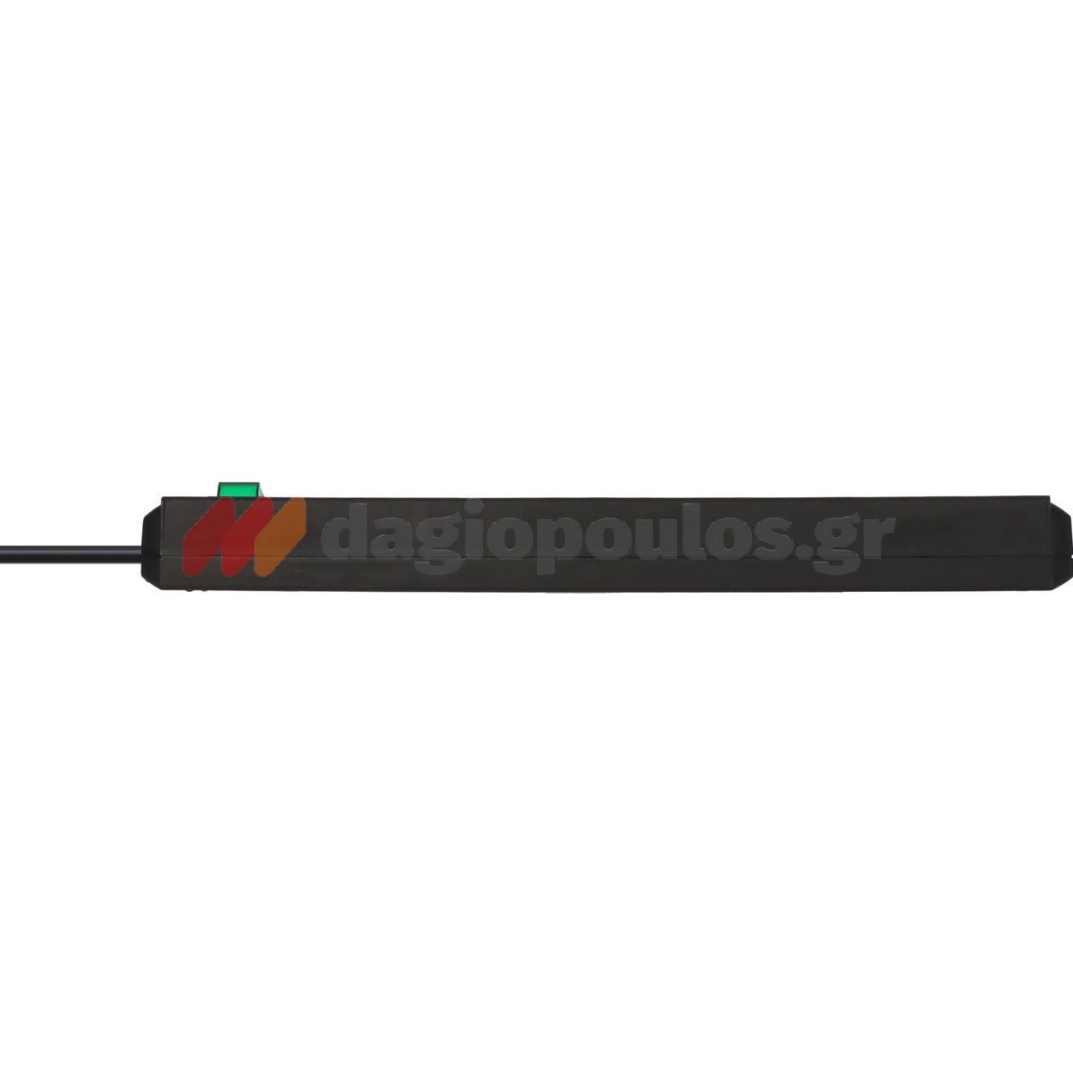 Brennenstuhl EcoLine 1159300018 Πολύπριζο Με Διακόπτη 8 Θέσεων Μαύρο