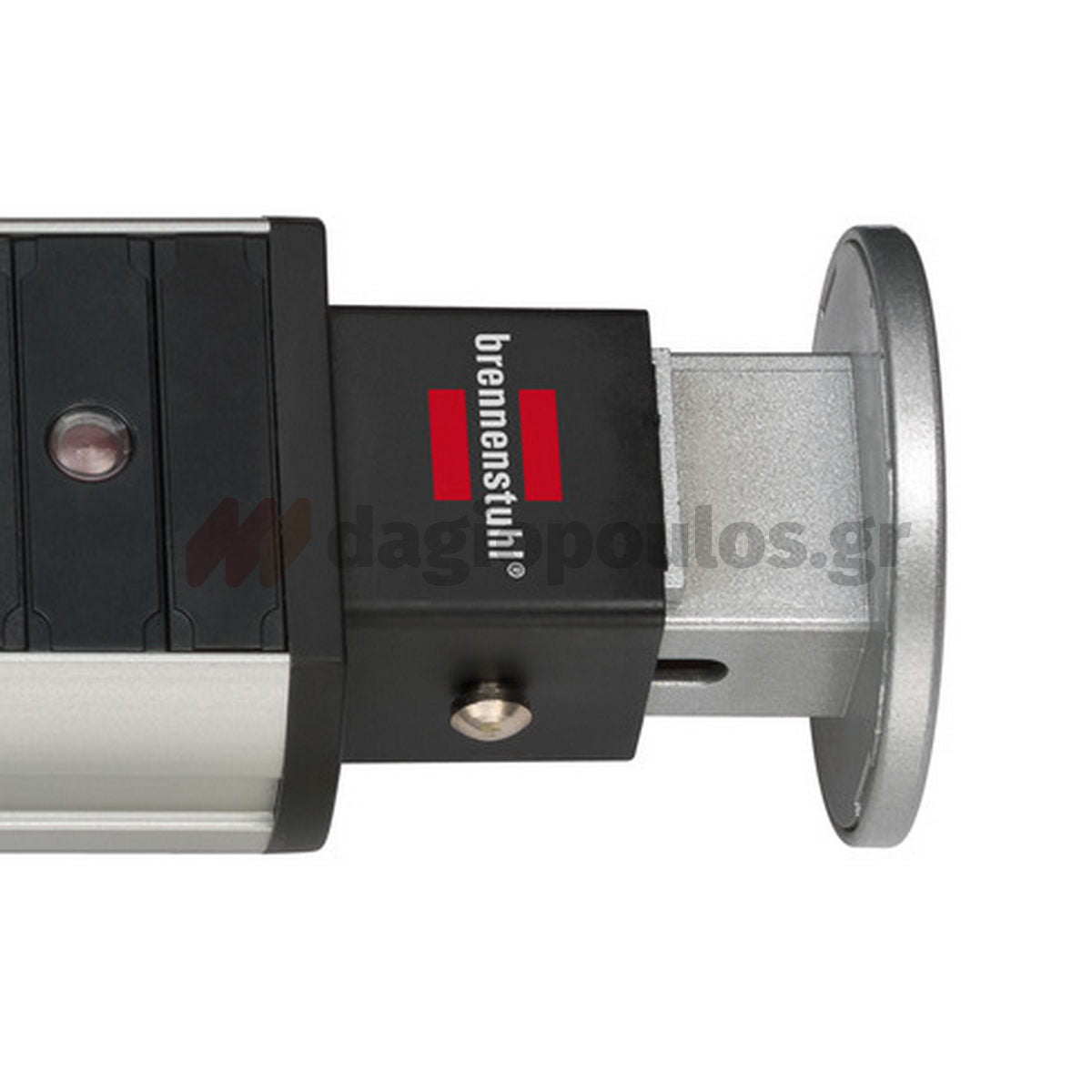 Brennenstuhl Tower 3 Πολύπριζο Ασφαλείας 3 Θέσεων με Διακόπτη και Καλώδιο 2m