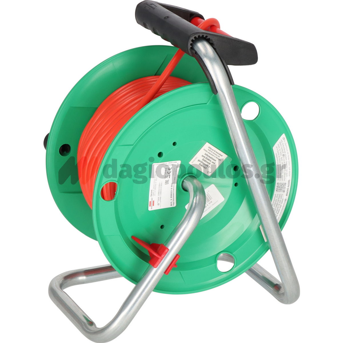 Brennenstuhl Garant G 1098550001 IP44 Μπαλαντέζα Ρεύματος Σε Καρούλι Με Καλώδιο H05VV-F 3G1,5 x 23mtr