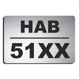 Πινακίδα Μοτοσυκλέτας Μοτοποδηλάτου από Aκρυλικό Plexiglass