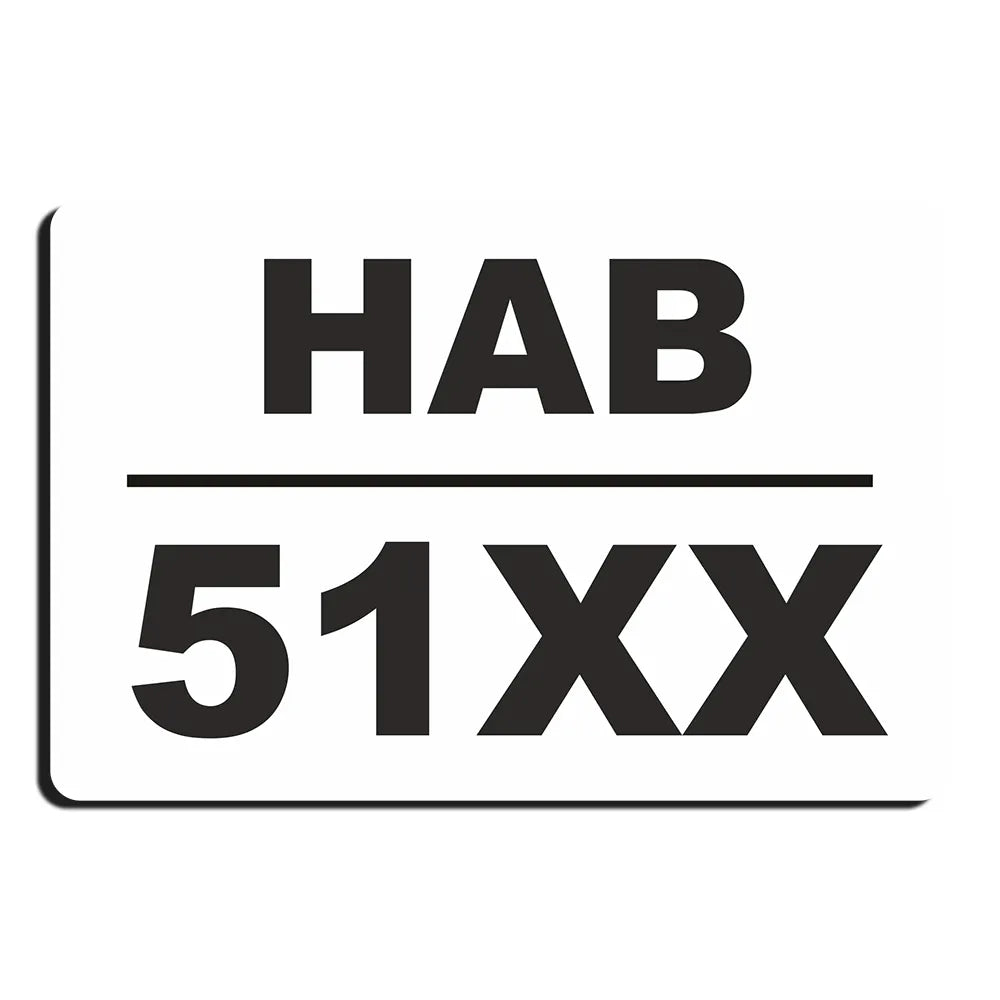 Πινακίδα Μοτοσυκλέτας Μοτοποδηλάτου από Aκρυλικό Plexiglass