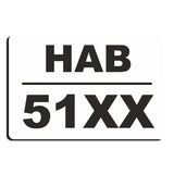 Πινακίδα Μοτοσυκλέτας Μοτοποδηλάτου από Aκρυλικό Plexiglass