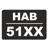 Πινακίδα Μοτοσυκλέτας Μοτοποδηλάτου από Aκρυλικό Plexiglass