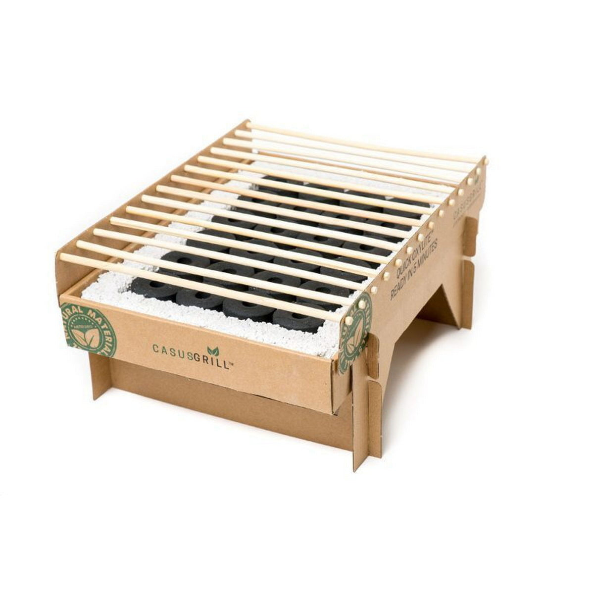 CasusGrill Οικολογική Βιοδιασπώμενη Ψησταριά ΒΒQ Μιάς Χρήσης