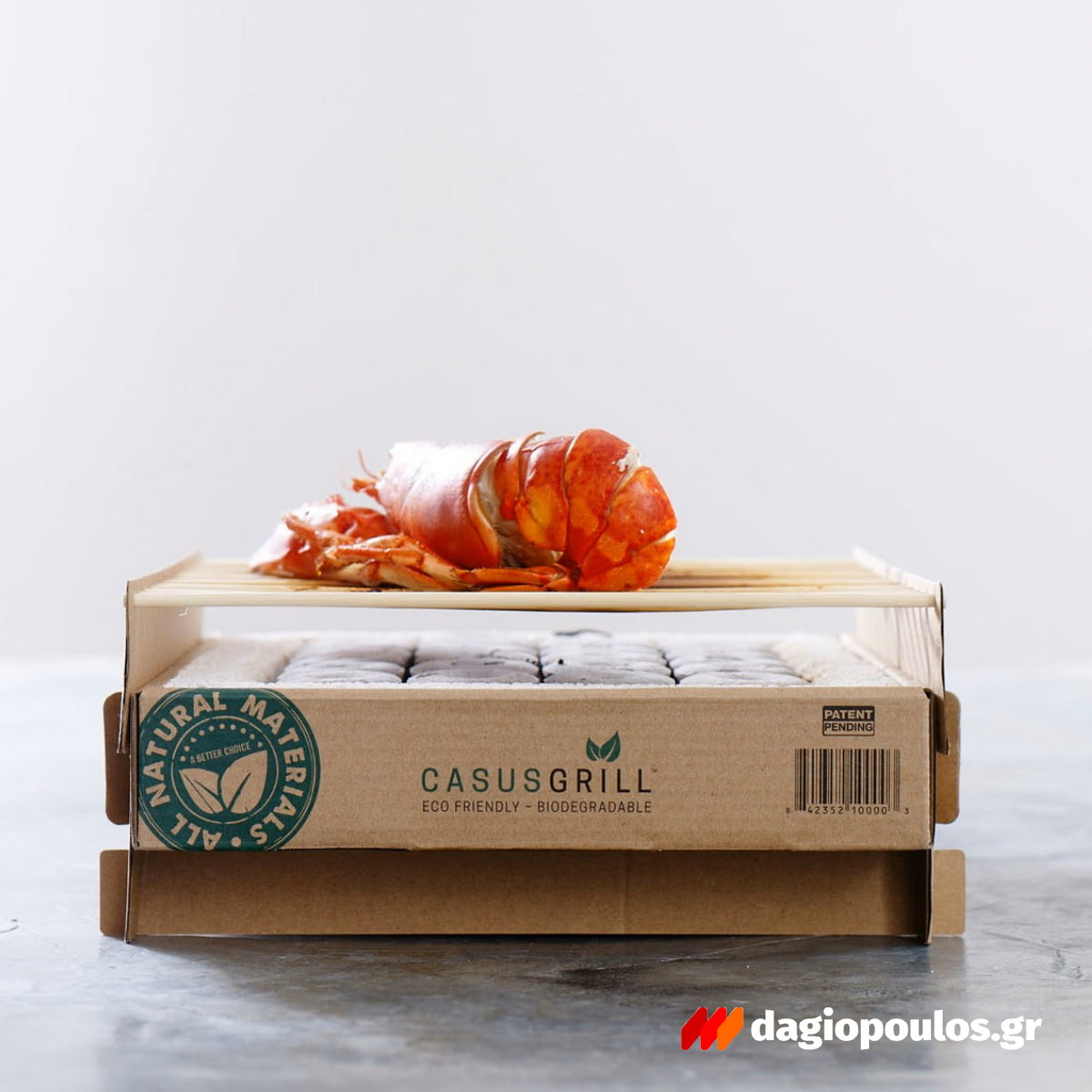 CasusGrill Οικολογική Βιοδιασπώμενη Ψησταριά ΒΒQ Μιάς Χρήσης