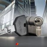 Cisa ASIX P8 0Q310 Κύλινδρος Υπερασφαλείας Με 5 Κλειδιά ΝΙΚΕΛ