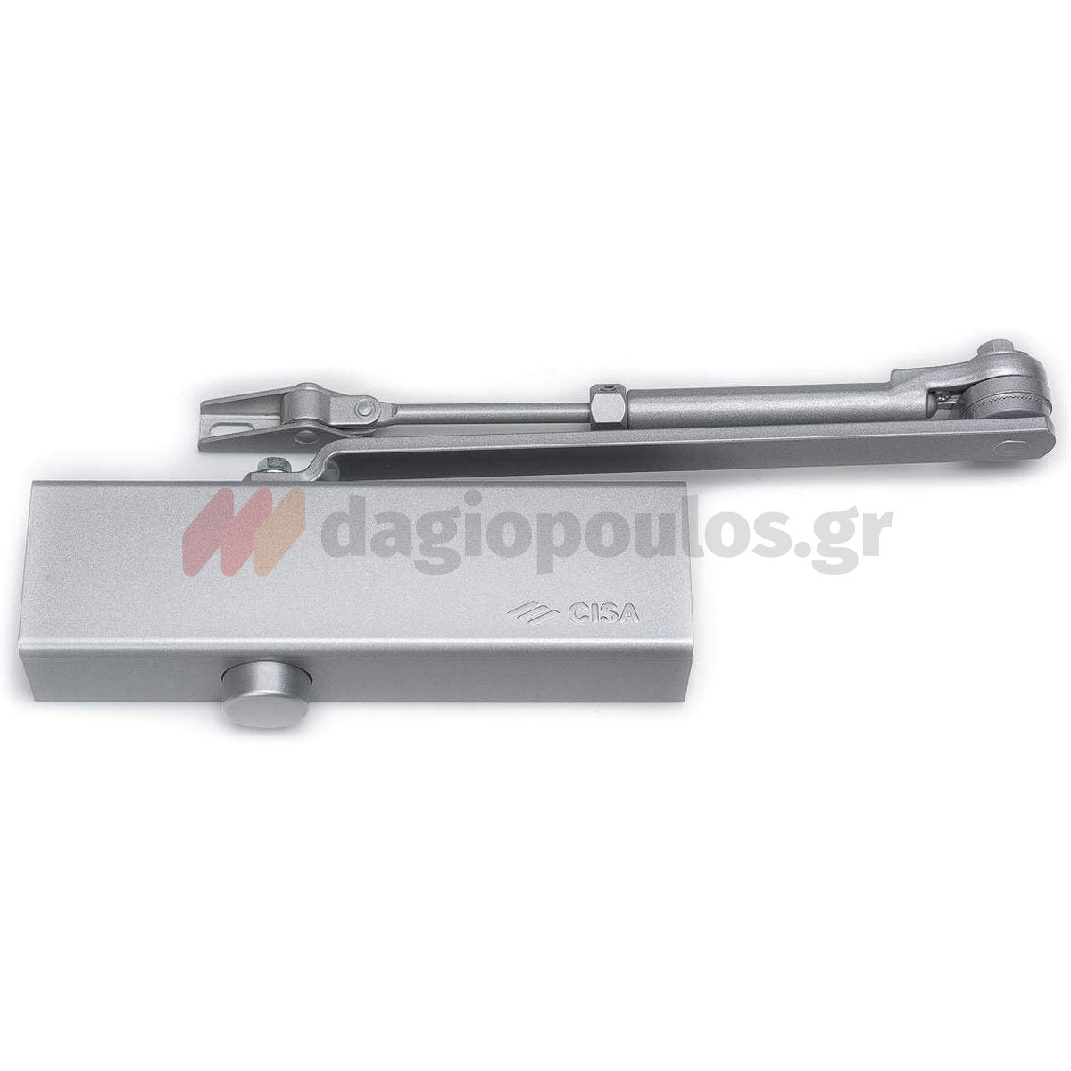 Cisa C1511 Μηχανισμός Επαναφοράς Θυρών (Σούστα) Ρυθμιζόμενος 80kg Με Στοπ ΑΣΗΜΙ
