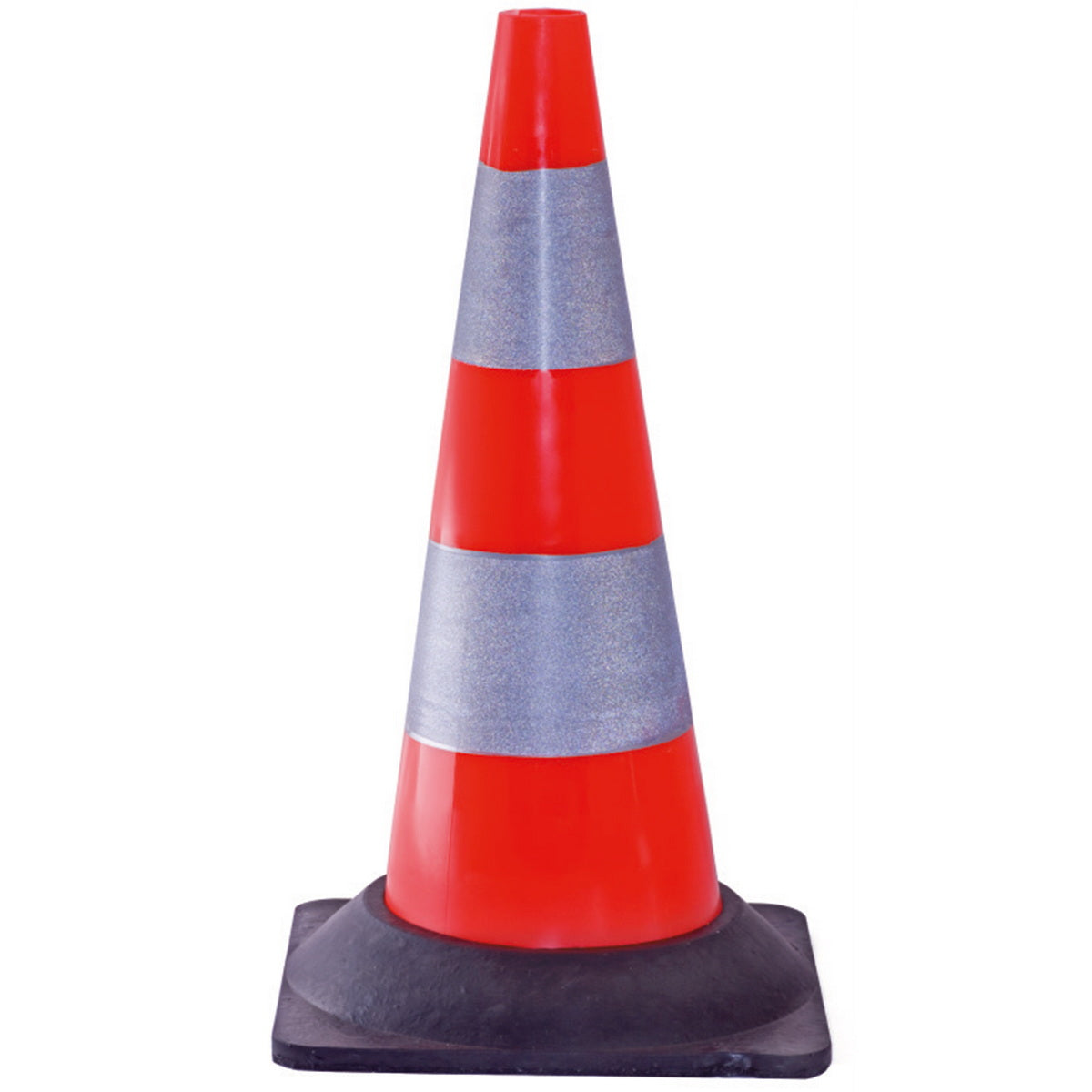 Κώνος Οδοσήμανσης PE50RRS από Πολυαιθυλένιο (PE) 50cm Με Βαριά Βάση