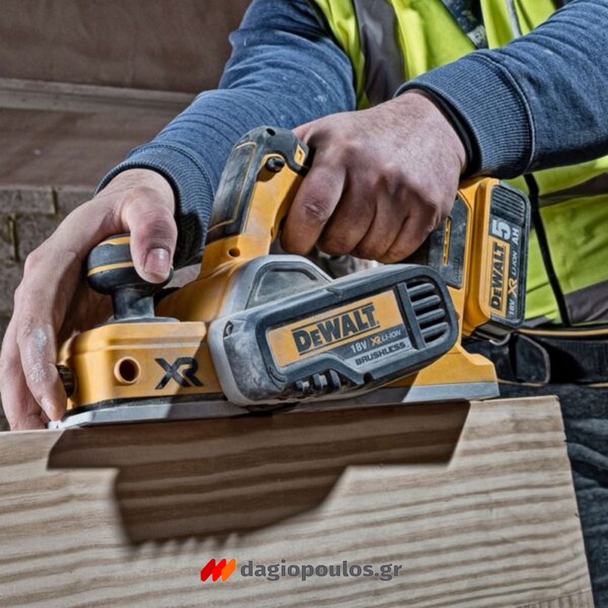 DeWalt DCP580NT Brushless Πλάνη Μπαταρίας 18V LiIon SOLO & Βαλίτσα