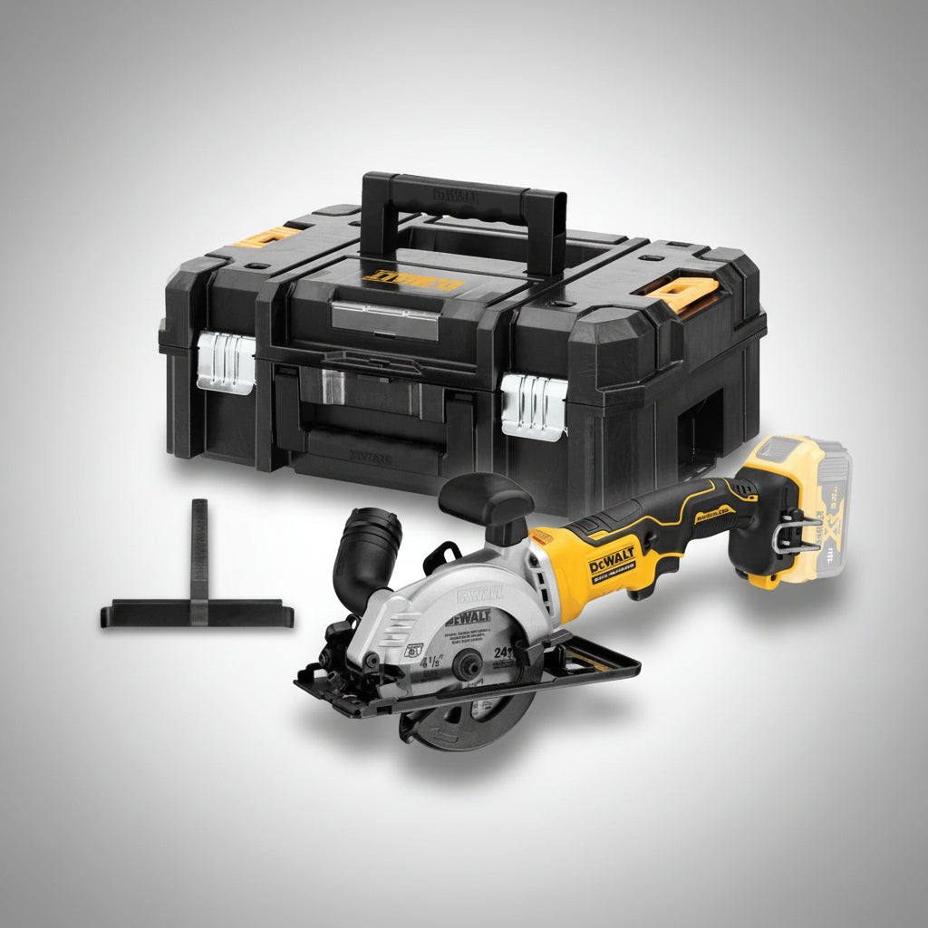 DeWalt DCS571NT-XJ Brushless Δισκοπρίονο Μπαταρίας 18V Li-Ion 115mm SOLO Με Βαλίτσα T-Stak
